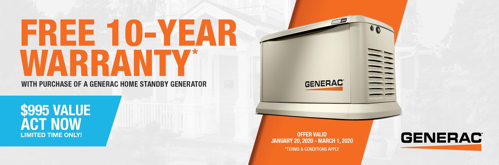 Homestandby Generator Deal | Warranty Offer | Generac Dealer | Greens Fork, IN